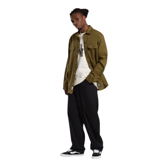 DICKIES X MIKE ANDERSON RELAXED TWILL TROUSERS PANT BLACK - Image 4