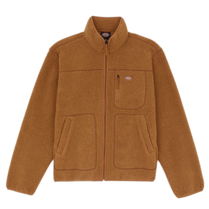 DICKIES MOUNT HOPE ZIP FLEECE BROWN DUCK - Image 8