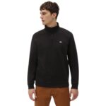 DICKIES OAKPORT QUARTER ZIP HOODIE BLACK