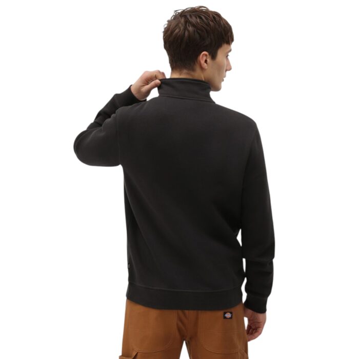 DICKIES OAKPORT QUARTER ZIP HOODIE BLACK - Εικόνα 2