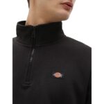 DICKIES OAKPORT QUARTER ZIP HOODIE BLACK - Εικόνα 3