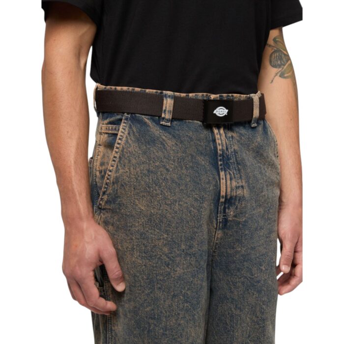 DICKIES ORCUTT WEB BELT DARK BROWN - Image 3