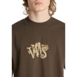 VANS BROMEO T-SHIRT COAL BROWN - Image 3