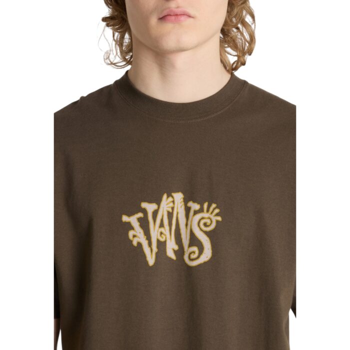 VANS BROMEO T-SHIRT COAL BROWN - Image 3