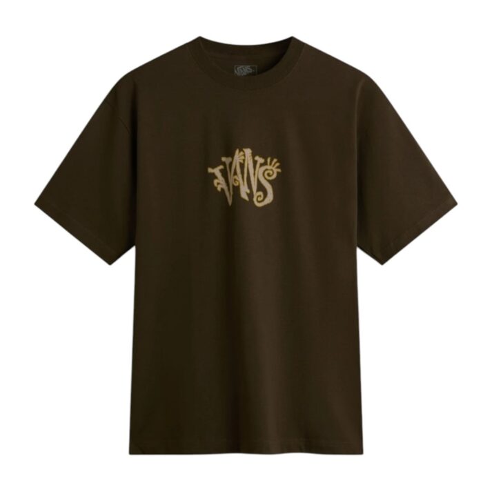VANS BROMEO T-SHIRT COAL BROWN - Image 5