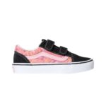 VANS KIDS OLD SKOOL V SHOES PRESSED FLORAL MAUVEWOOD