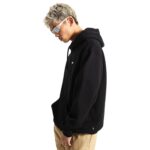 VANS LEFT CHEST II LOOSE HOODIE BLACK - Image 2