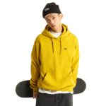 VANS LEFT CHEST II LOOSE HOODIE HERITAGE MUSTARD