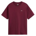 VANS LEFT CHEST II LOOSE T-SHIRT BURGUNDY