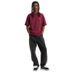 VANS LEFT CHEST II LOOSE T-SHIRT BURGUNDY - Image 6