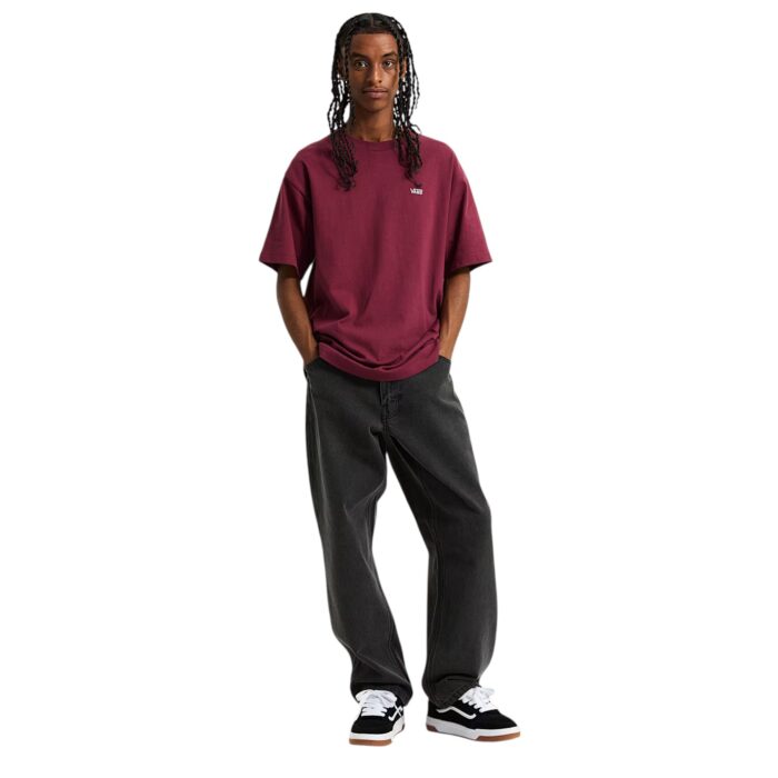 VANS LEFT CHEST II LOOSE T-SHIRT BURGUNDY - Image 6