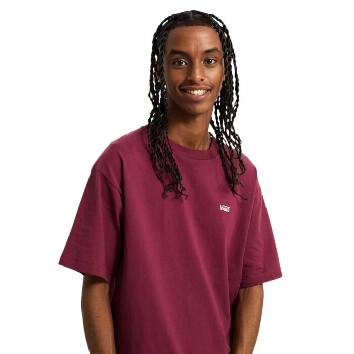 VANS LEFT CHEST II LOOSE T-SHIRT BURGUNDY - Image 7