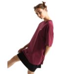 VANS LEFT CHEST II LOOSE T-SHIRT BURGUNDY - Image 8