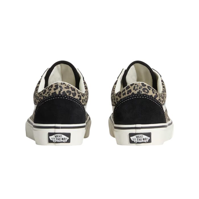 VANS OLD SKOOL SHOES BLACK LEOPARD - Image 4