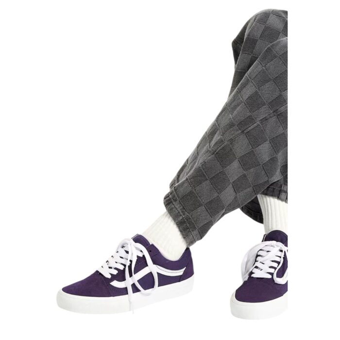 VANS OLD SKOOL SHOES SUEDE GOTHIC GRAPE - Image 5