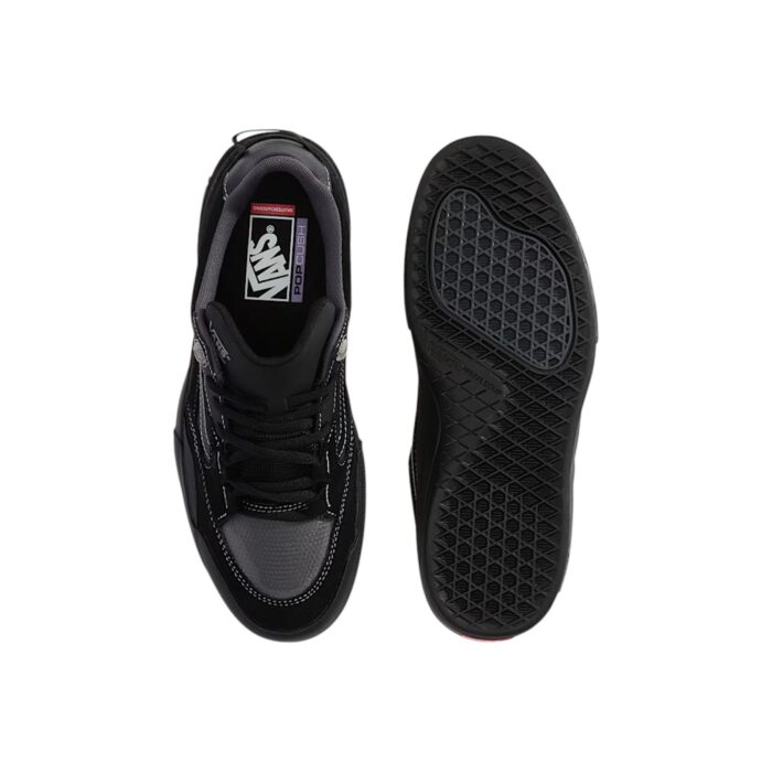 VANS SKATE 2 WAYVEE SHOES BLACK BLACK GREY - Image 3