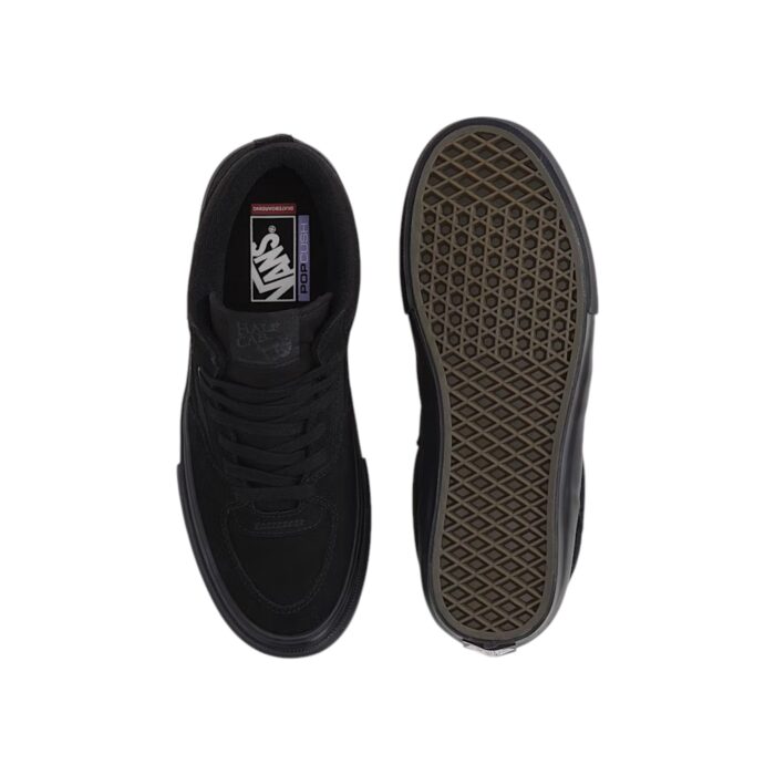 VANS SKATE HALF CAB SHOES BLACK BLACK - Image 3
