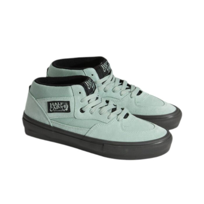 VANS SKATE HALF CAB SHOES GRAY OLIVE - Image 2