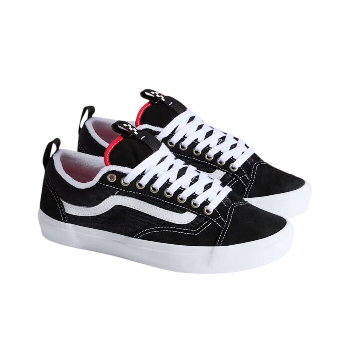 VANS SKATE OLD SKOOL 36+ SHOES BLACK WHITE - Image 2