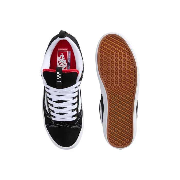 VANS SKATE OLD SKOOL 36+ SHOES BLACK WHITE - Image 3