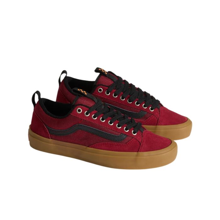 VANS SKATE OLD SKOOL 36+ SHOES GUM BURGUNDY - Image 2