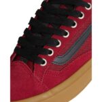 VANS SKATE OLD SKOOL 36+ SHOES GUM BURGUNDY - Image 6