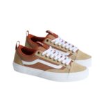 VANS SKATE OLD SKOOL 36+ SHOES KHAKI BURNT ORANGE - Εικόνα 2