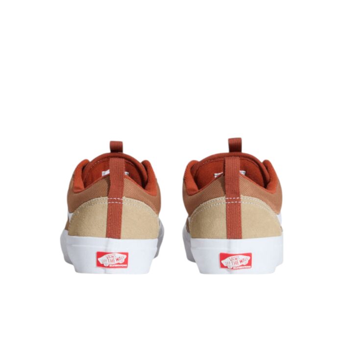 VANS SKATE OLD SKOOL 36+ SHOES KHAKI BURNT ORANGE - Εικόνα 4