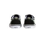 VANS TODDLER OLD SKOOL V SHOES GLOW COSMIC CRUISERS BLACK - Image 4