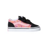 VANS TODDLER OLD SKOOL V SHOES PRESSED FLORAL MAUVEWOOD