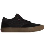 VANS SKATE ROWAN SHOES BLACK DARK GUM