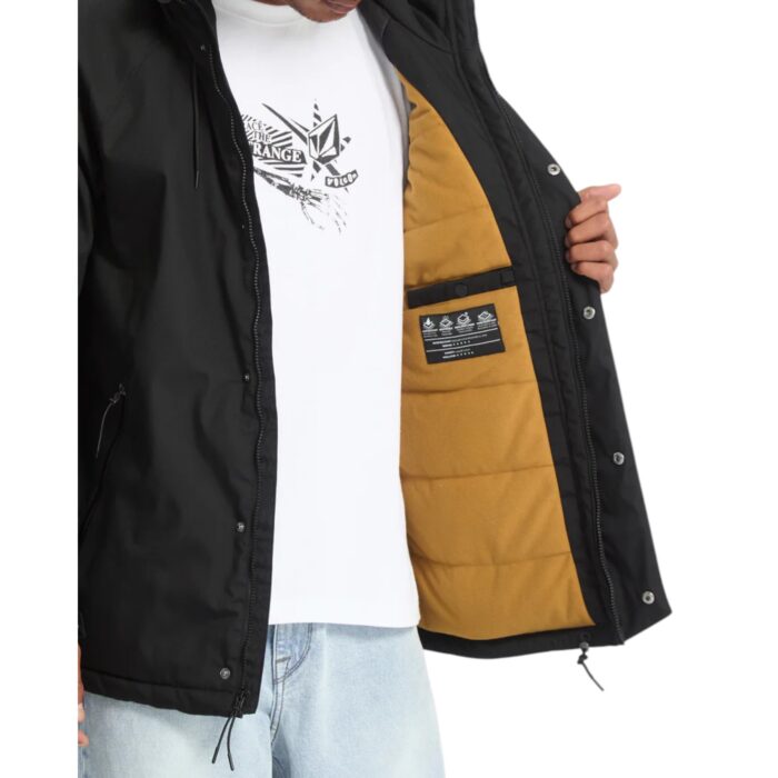 VOLCOM STOKE STONE II 10K JACKET BLACK - Image 8