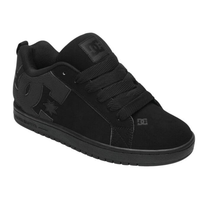 DC COURT GRAFFIK SHOES BLACK BLACK BLACK - Image 2