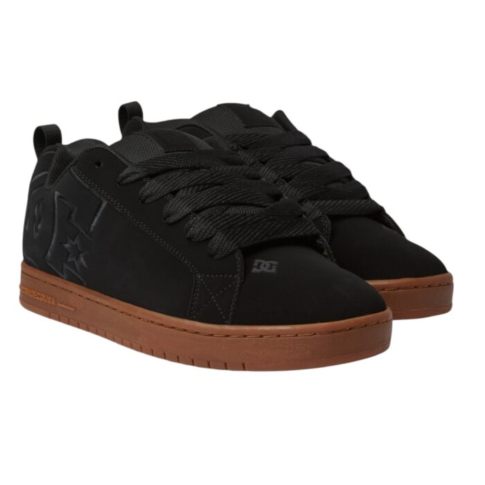 DC COURT GRAFFIK SHOES BLACK GUM - Image 2
