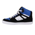 DC PURE HIGH TOP SHOES BLUE BLACK WHITE - Image 4