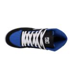 DC PURE HIGH TOP SHOES BLUE BLACK WHITE - Image 5