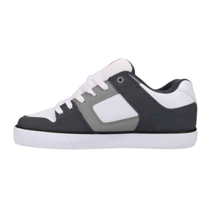 DC PURE SHOES GREY LIGHT GREY WHITE - Image 3