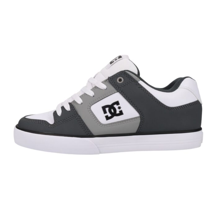 DC PURE SHOES GREY LIGHT GREY WHITE - Image 5