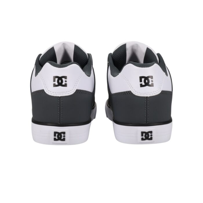 DC PURE SHOES GREY LIGHT GREY WHITE - Image 6