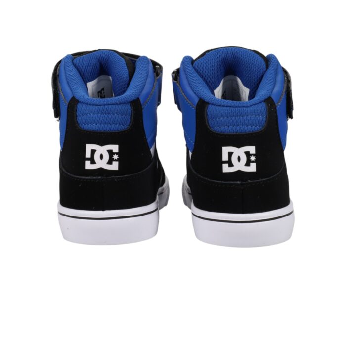 DC YOUTH PURE HIGH TOP EV SHOES BLUE BLACK WHITE - Image 4