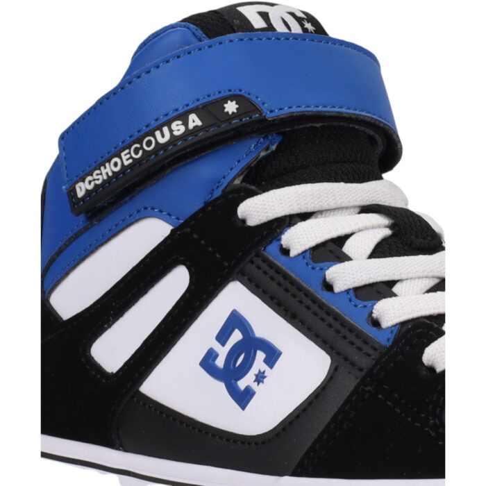 DC YOUTH PURE HIGH TOP EV SHOES BLUE BLACK WHITE - Image 6
