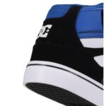 DC YOUTH PURE HIGH TOP EV SHOES BLUE BLACK WHITE - Image 7