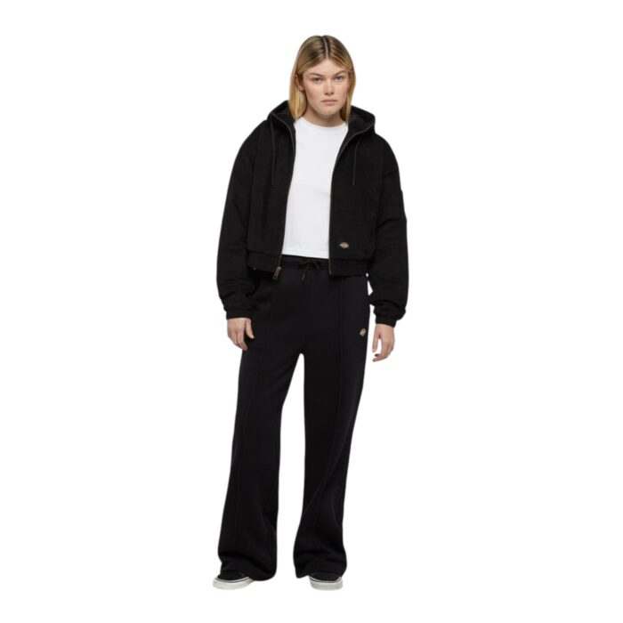 DICKIES CORDUROY HOODED JACKET BLACK - Image 3