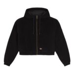 DICKIES CORDUROY HOODED JACKET BLACK - Image 8
