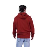FOX ABSOLUTE ZIP HOODIE RUST BROWN - Image 4