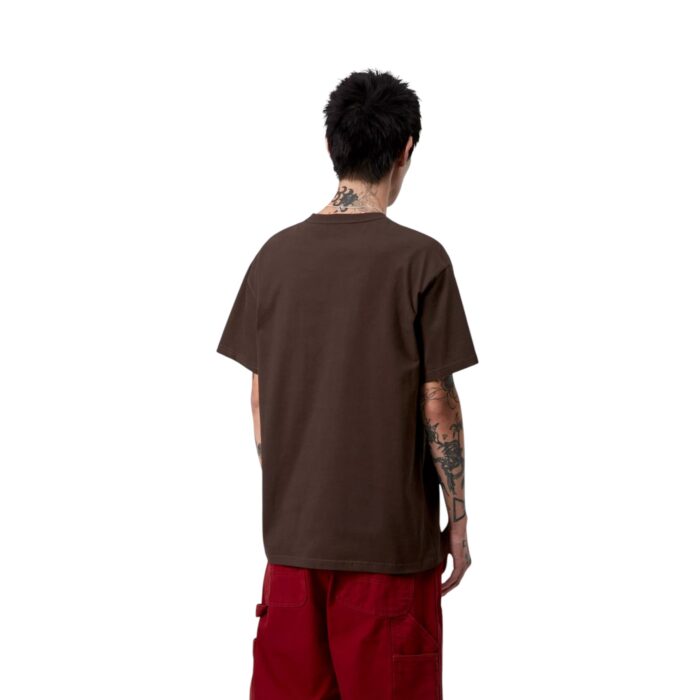 CARHARTT WIP CHASE T-SHIRT TOBACCO GOLD - Image 4