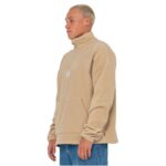 RUSTY CORE DIVISION POLAR FLEECE QUARTER ZIP ABBEY STONE - Image 3