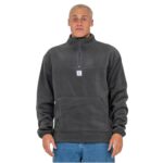 RUSTY CORE DIVISION POLAR FLEECE QUARTER ZIP COAL