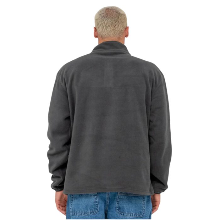RUSTY CORE DIVISION POLAR FLEECE QUARTER ZIP COAL - Image 2