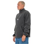 RUSTY CORE DIVISION POLAR FLEECE QUARTER ZIP COAL - Image 3